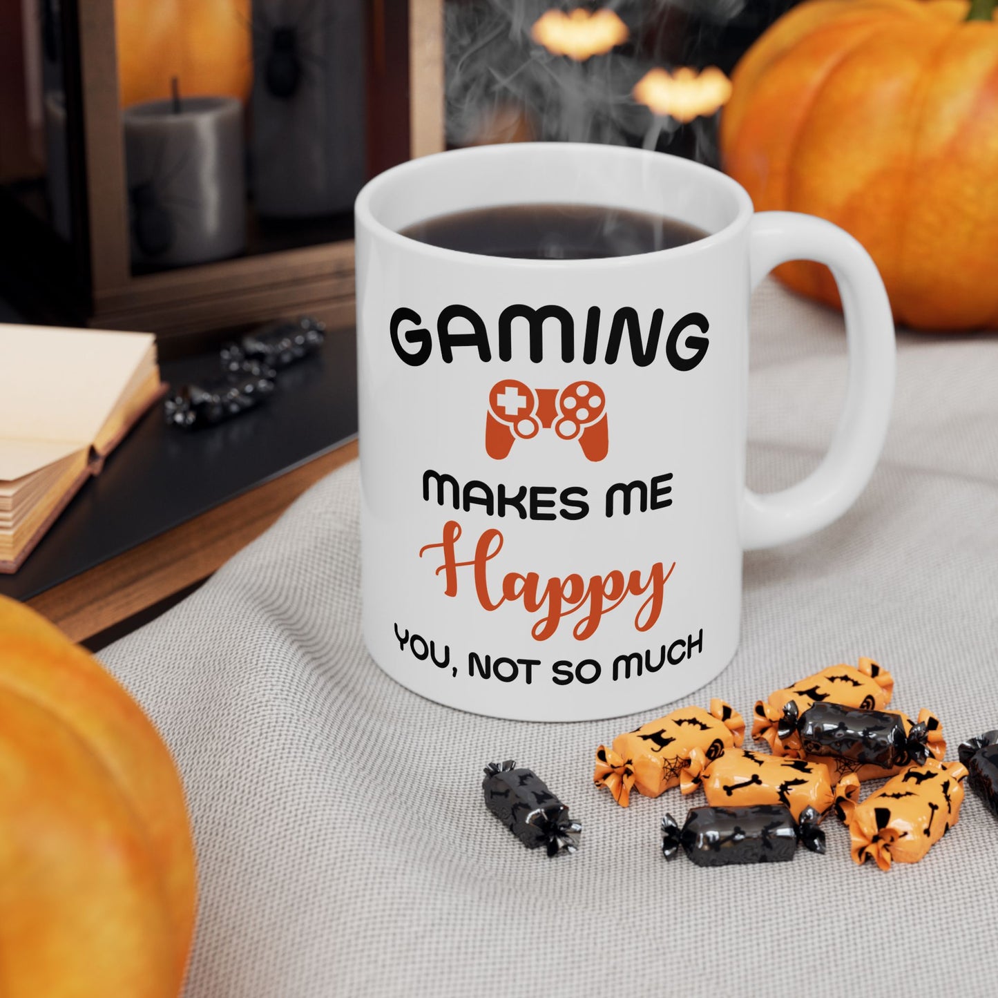 Gaming Makes Me Happy Mug