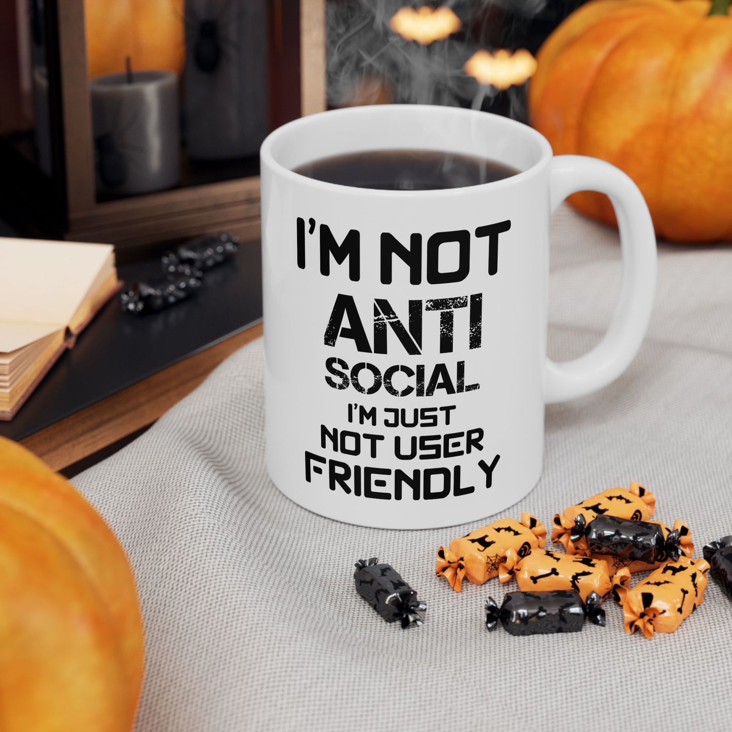 I'm Not Anti Social Mug