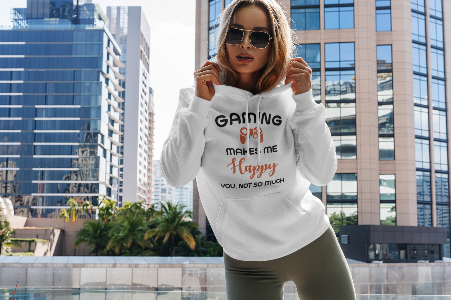 Gaming Makes Me Happy Hooded Sweatshirt