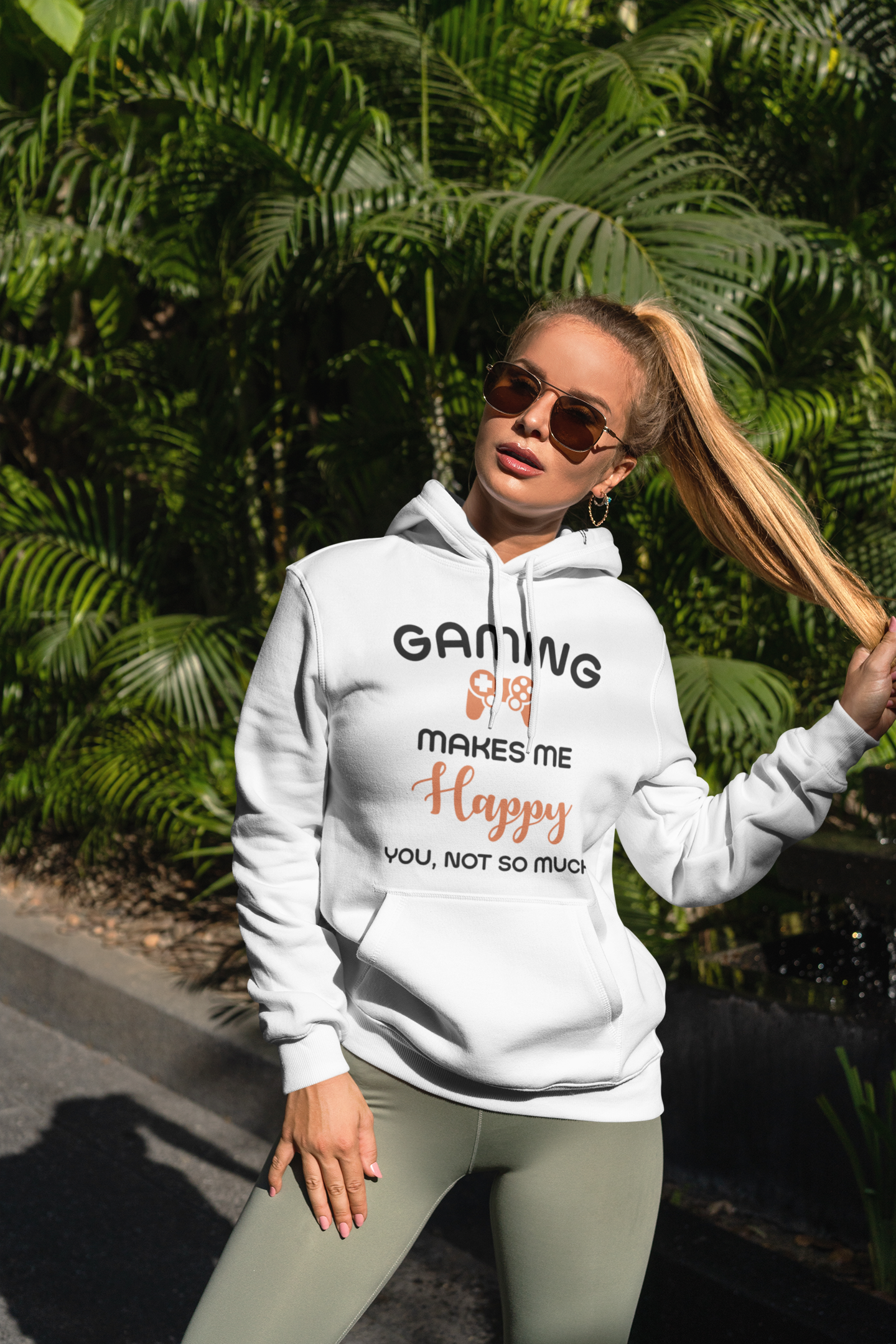 Gaming Makes Me Happy Hooded Sweatshirt