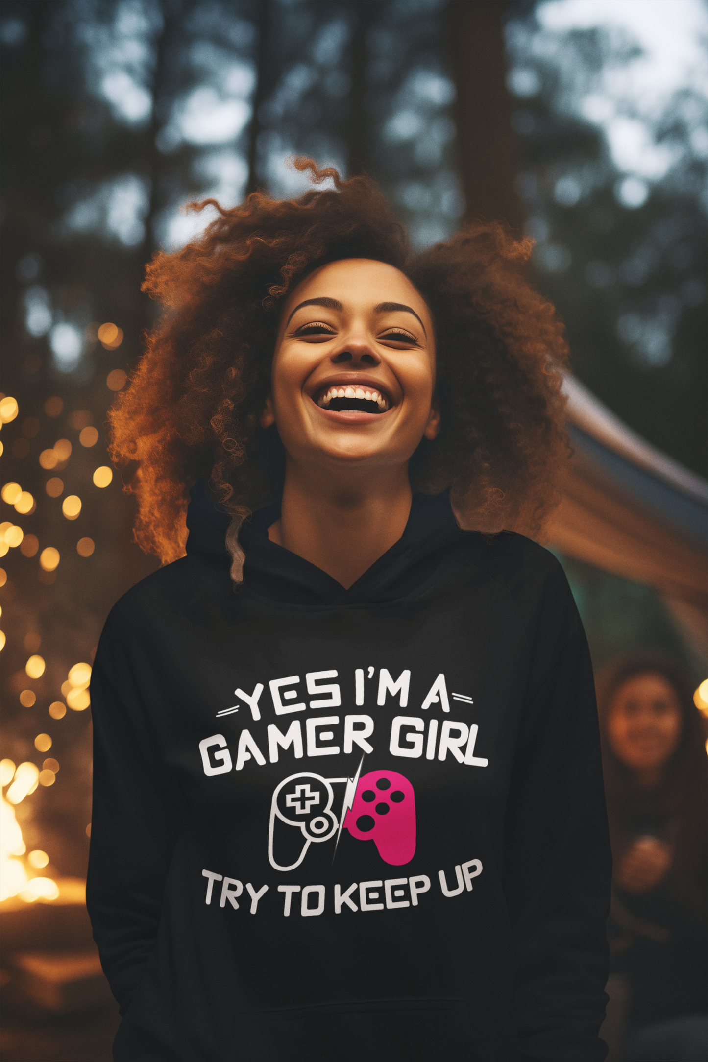 Yes I'm A Gamer Girl Hooded Sweatshirt