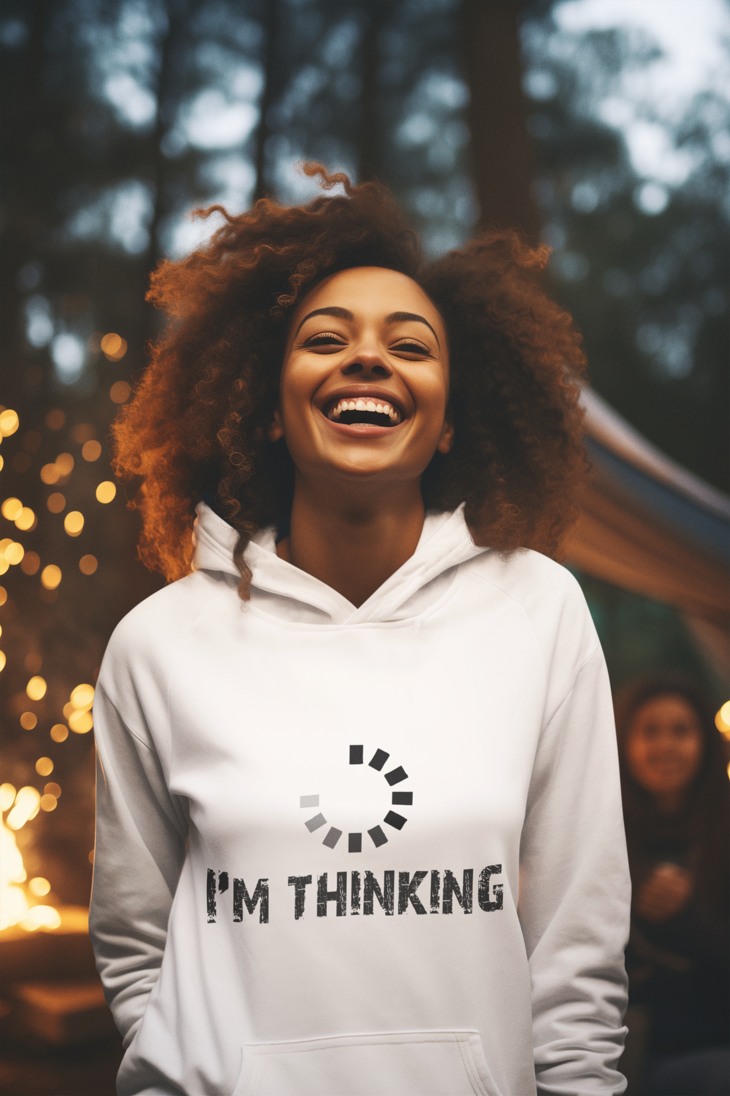 I'm Thinking Hooded Sweatshirt