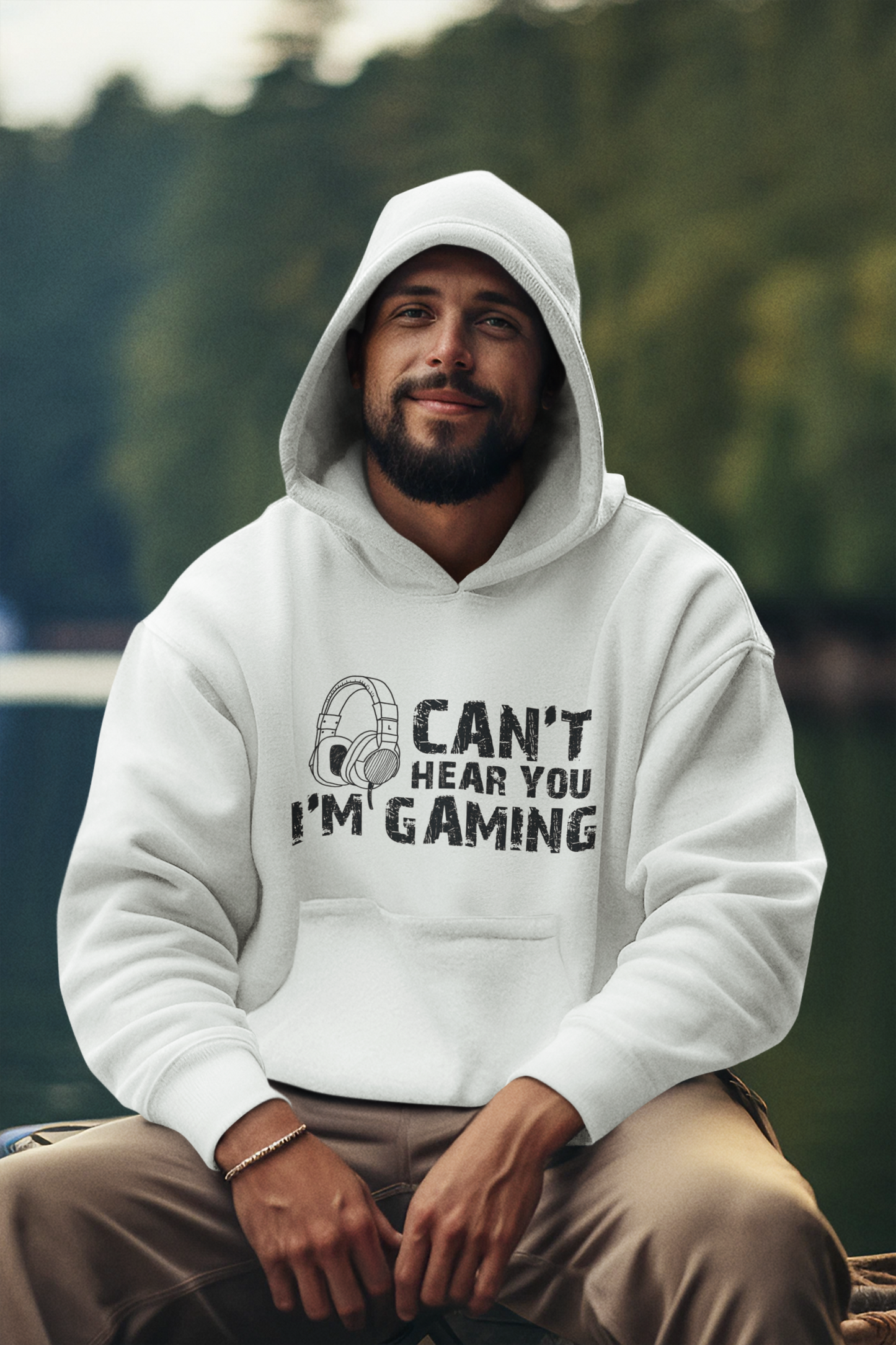 Can't Hear You I'm Gaming Hooded Sweatshirt