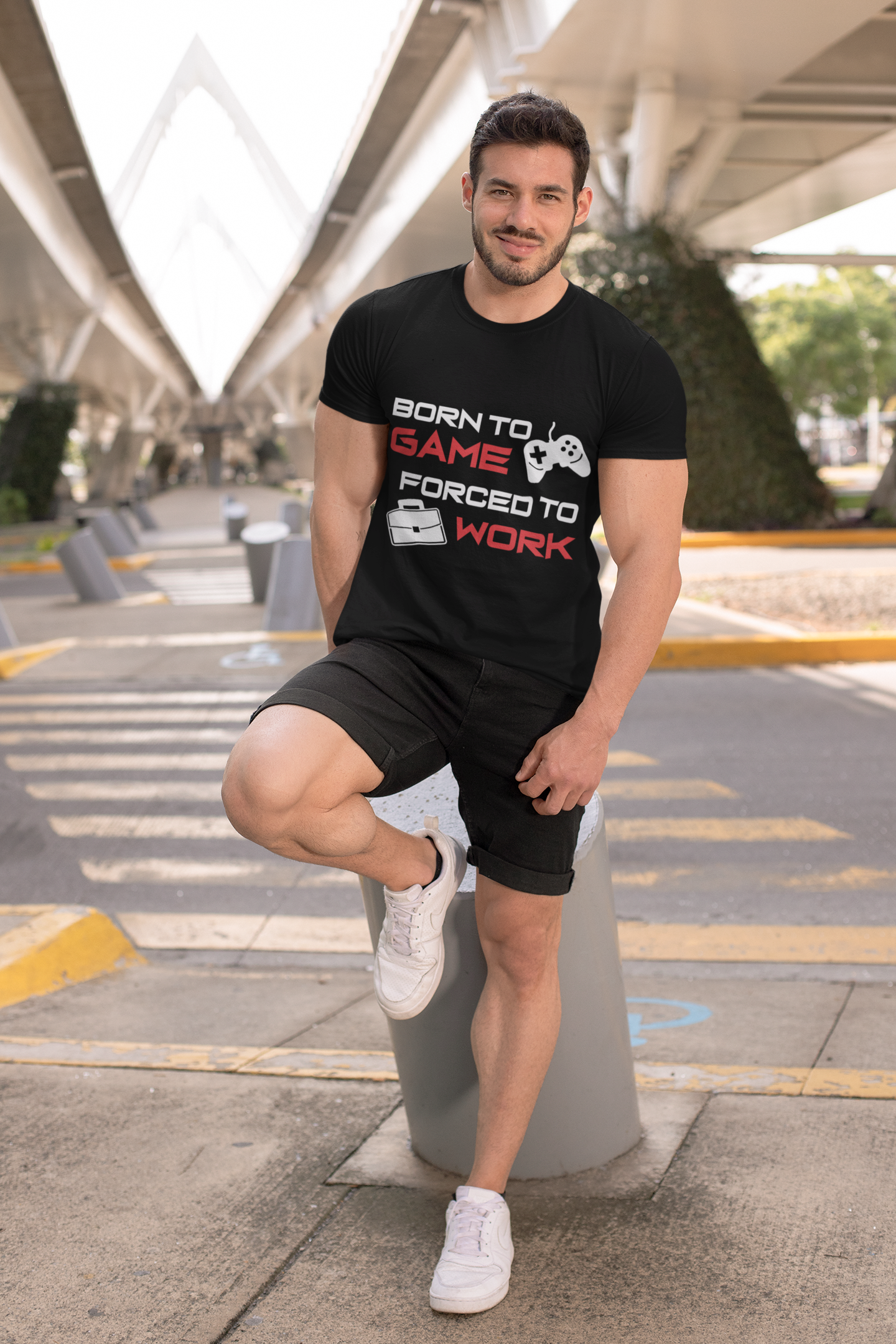 Born To Game Forced To Work T-shirt