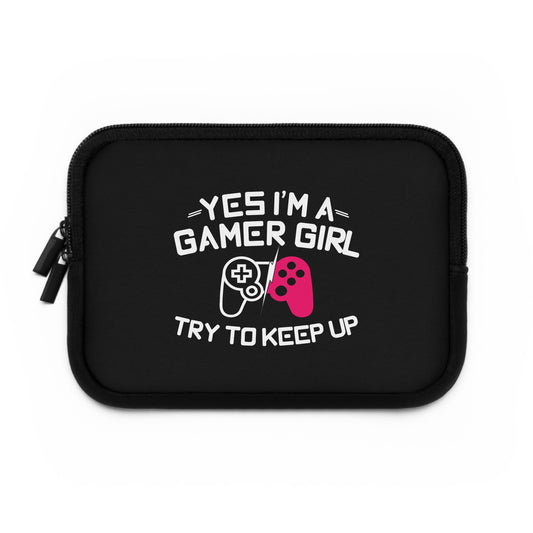 Yes I'm A Gamer Girl Laptop Sleeve